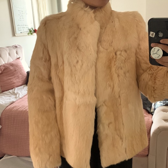 Genuine rabbit fur coat/jacket - Picture 4 of 4